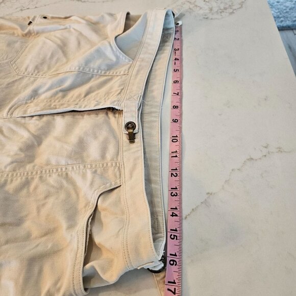 Bali Lauren Ralph Lauren Size 14 Beige Cotton Pant Trouser Adjustable Waist - Picture 10 of 12
